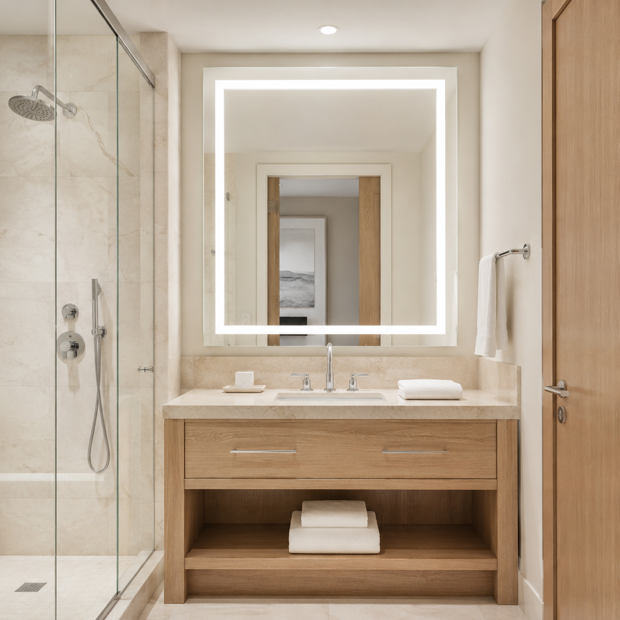 Rectangular mirror